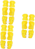 Kisangel 18 pcs Set Elbow Pads for Kids Sport Protective Gear Kids Knee Protector Sports Gear Safety Gear Cycling Safety Pad Wrist Guards for Roller Skating Knee Pads Child Combination Bike