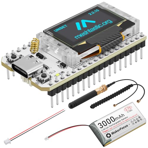 ESP32 LoRa V3 Development Board with 3000mAh Battery and 915MHz Antenna I456