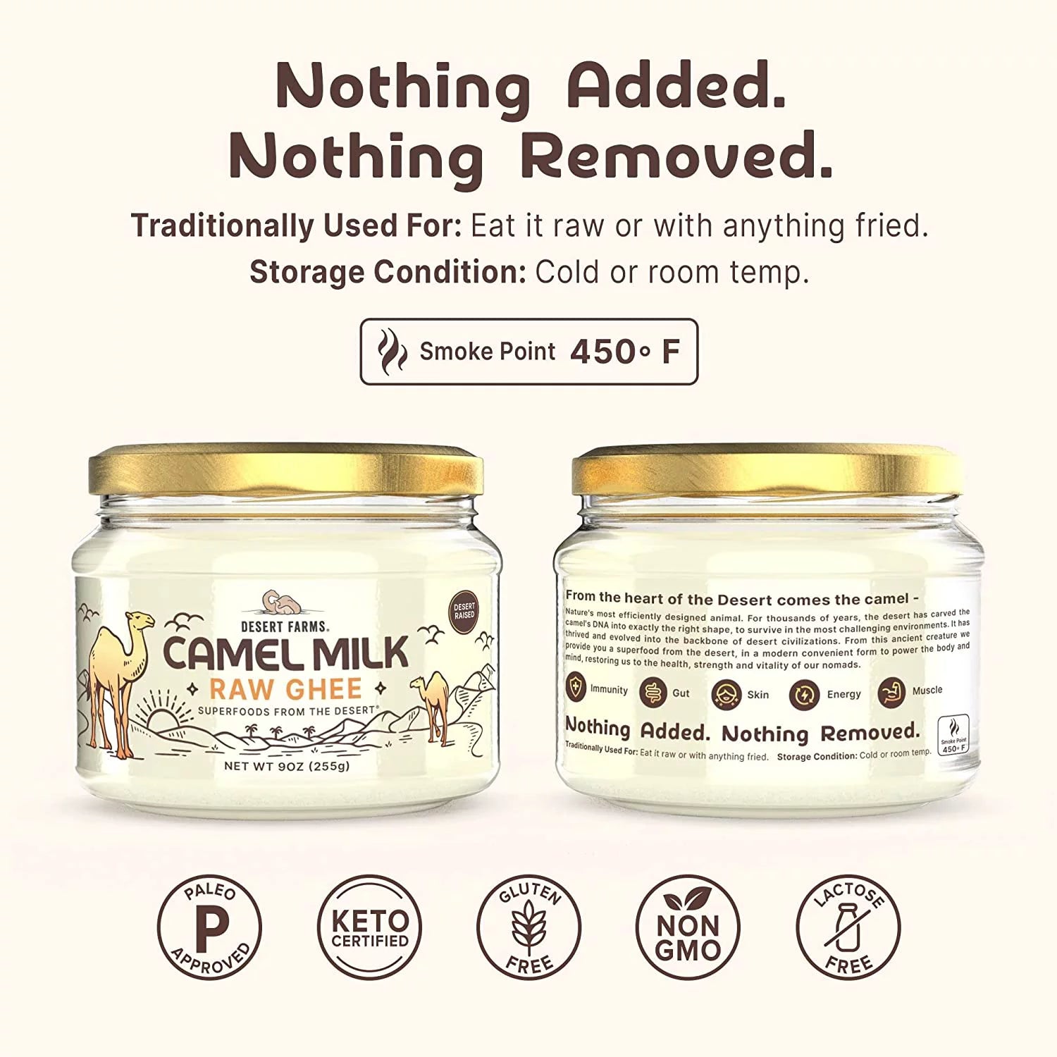 Grass-Fed Camel Ghee Butter, Keto, Lactose Free L620797