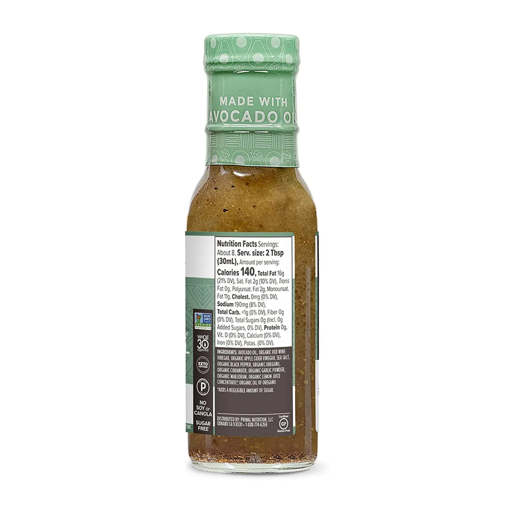 Greek Vinaigrette & Marinade with Avocado Oil, 8 fl oz, 2-Pack N2623