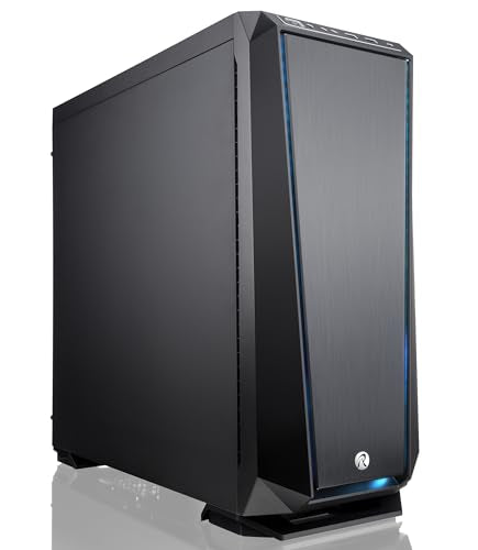 RAIJINTEK ZOFOS EVO WINDOW E-ATX Full Tower PC Case, Tempered Glass, ARGB Lighting at Front, Removable Bracket,1*140mm PWM ARGB Fan with Controller and 2*120mm Fans Pre-Installed, Black (0R200073)