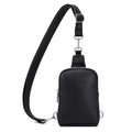 Haytijoe Small Crossbody Sling Bag for Women Vegan Leather Fanny Packs Travel Bag (Retro Black)