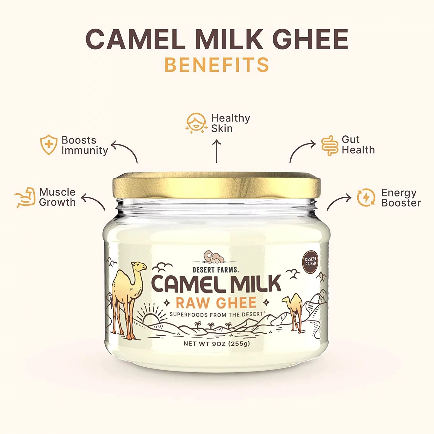 Grass-Fed Camel Ghee Butter, Keto, Lactose Free L620797