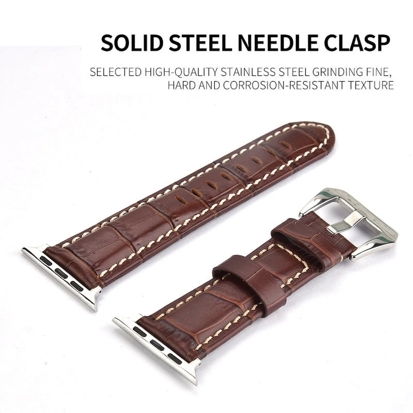 Genuine Leather Watch Band for 49mm 44mm 45mm 42mm J236