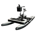 Spatium SUP Water Bike for Lake Inflatable Pedal Boat for One Person Inflatable Water Bike Paddle Board Inflatable Fishing Kayak Water Floating Water Bicycle The Fun of Water and Fishing+Mat