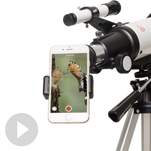 70mm Aperture 400mm AZ Mount Refracting Telescope for Kids Beginners with Carry Bag Y259