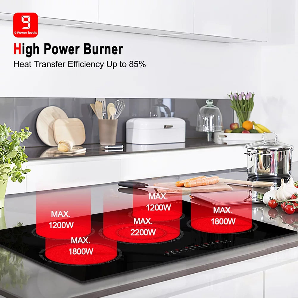 Black Electric Cooktop 30-in Smooth Surface M153689