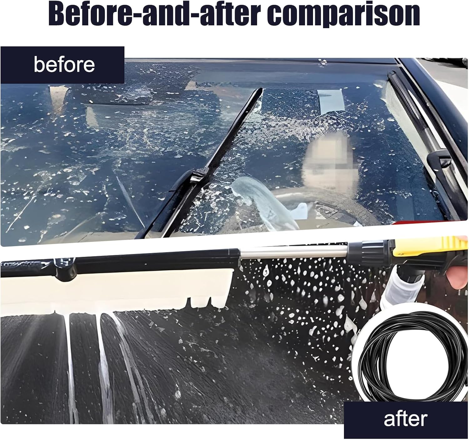 Car Windshield Washer Hose Replacement with Connectors L7973
