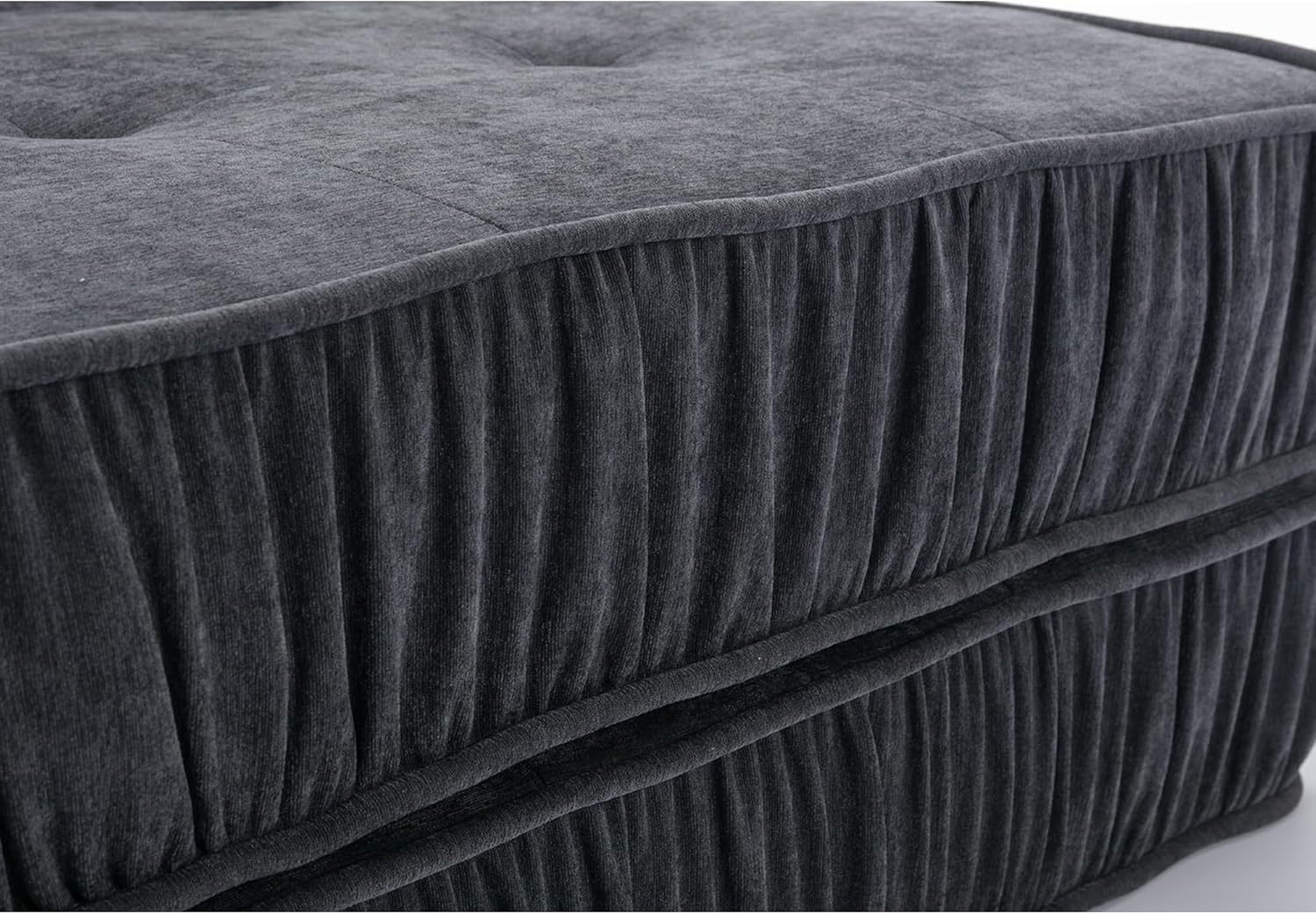 Sofa Bed with Memory Foam and Pillow, Washable Cover, Twin Size, Grey A1697