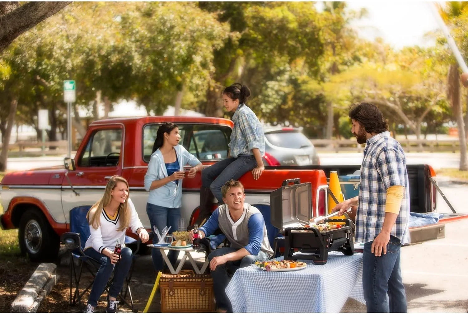 Portable Liquid Propane Gas Grill with Infrared Technology H96916