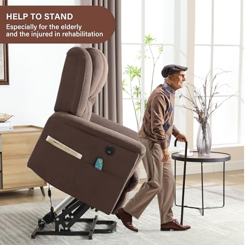 Power Lift Recliner Chair with Heat and Massage for Elderly S493