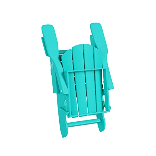 Adirondack Chair Outdoor Ottoman Set of 2 Patio Furniture Teak S2129