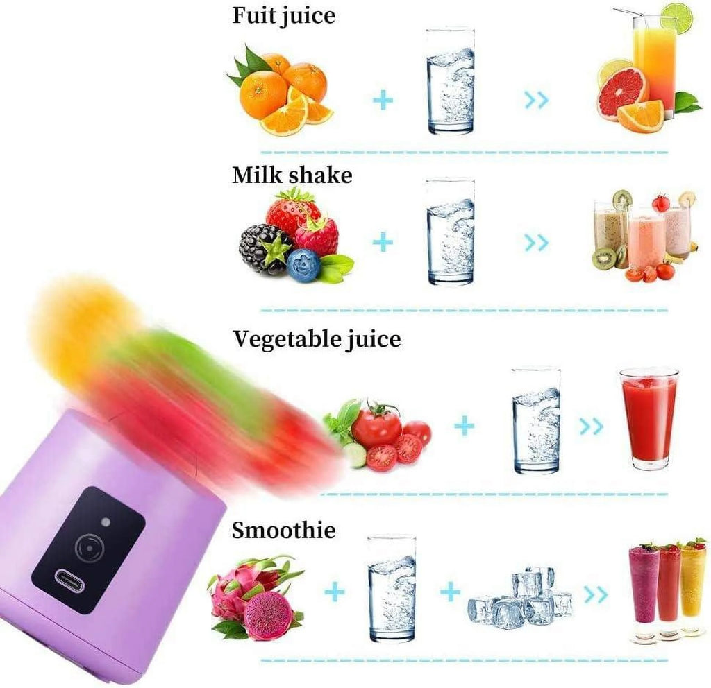 Rechargeable USB Mini Blender for Smoothies and Fruit Juice F782