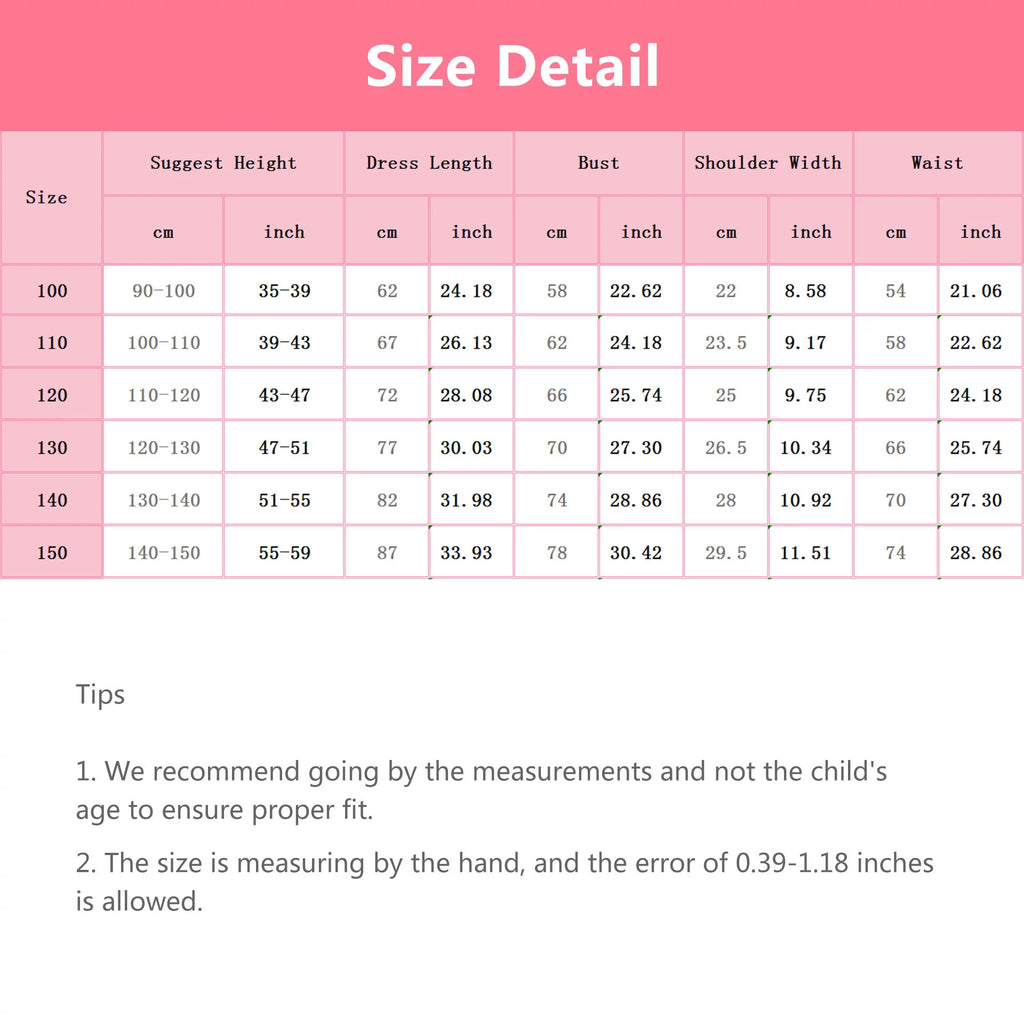 Princess Dress Puff Sleeve Halloween Birthday Party Costume Y230307