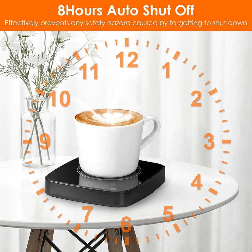 Coffee Milk Mug Warmer, 16W Electric Cup Warmer with 3 Temp Settings L63292