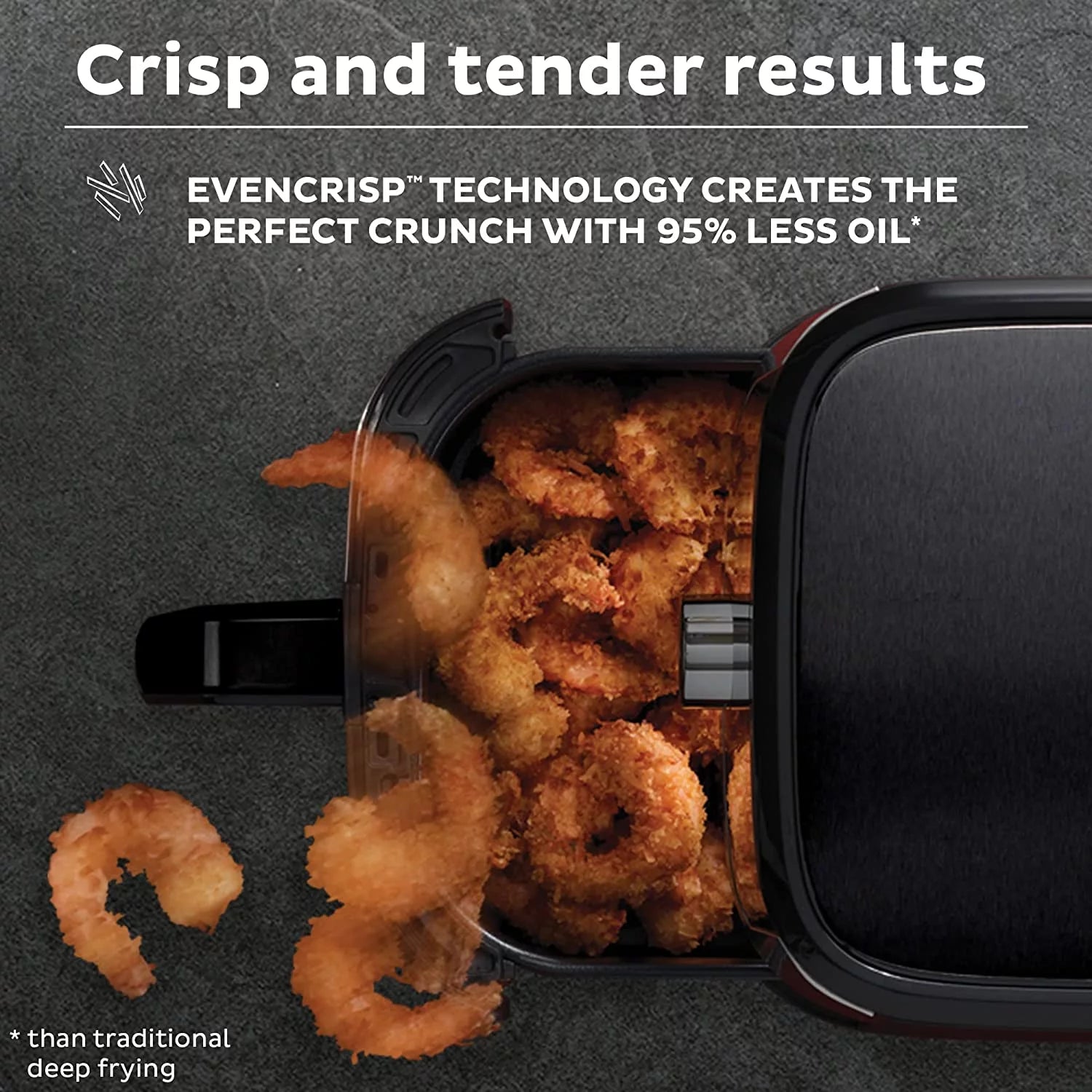 Air Fryer Oven 6 Quart 6-in-1 with Non-stick Dishwasher-Safe Basket M80905