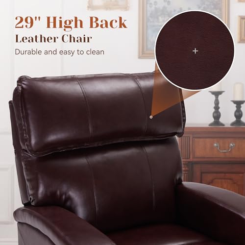 Electric Recliner Chair with Adjustable Headrest, Heat and Massage, USB Ports P31733