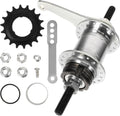 BESPORTBLE Bike Coaster Brake Bicycle Rear Hub Part Bike Back Brake Rear Hub 36 Holes Bike Rear Hub Part Replacement Hub Assemblies Bearings MTB Brake Supplies Dead Speed Roller Coaster Steel