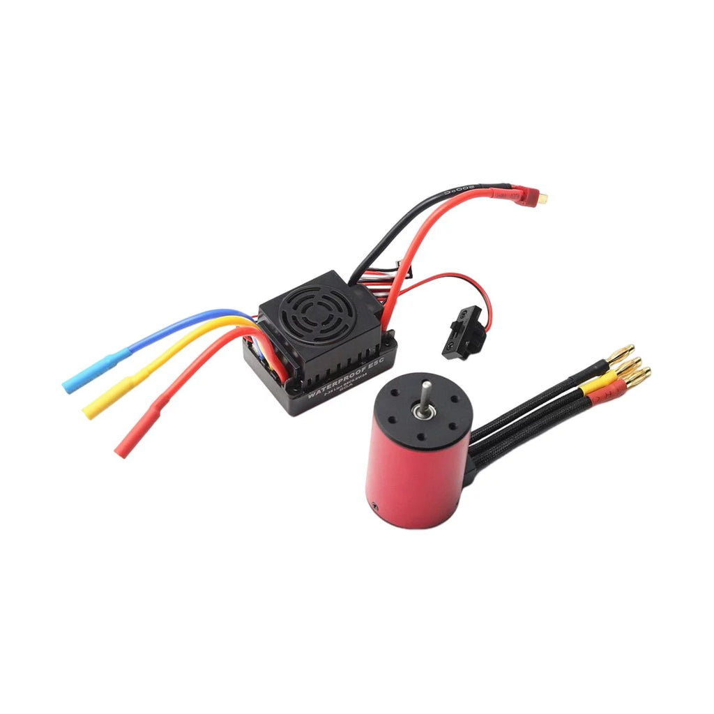 Waterproof Brushless Motor 2300kv with 60A ESC for 1/10 RC Car Q16557