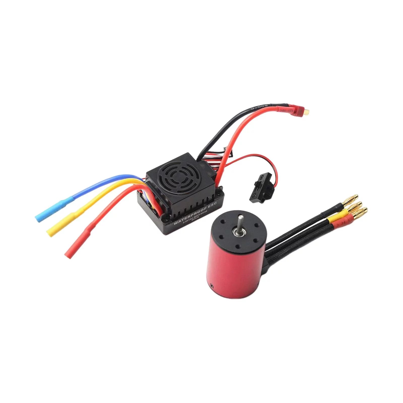 Waterproof Brushless Motor 2300kv with 60A ESC for 1/10 RC Car Q16557