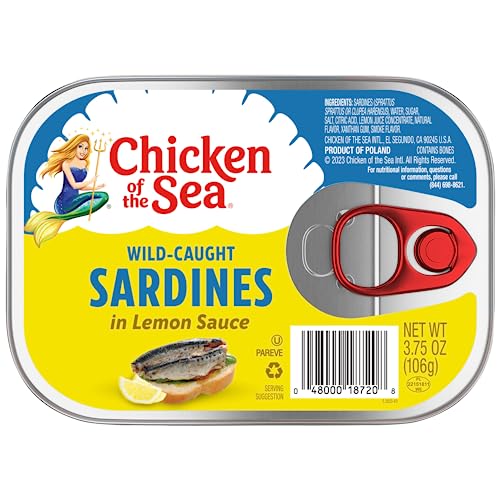 Sardines in Mustard Sauce, Wild Caught, 3.75 oz Can E982436