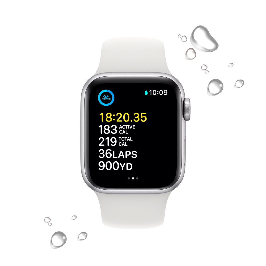 Refurbished Smartwatch GPS 40mm Silver Aluminum with White Sport Band W7247