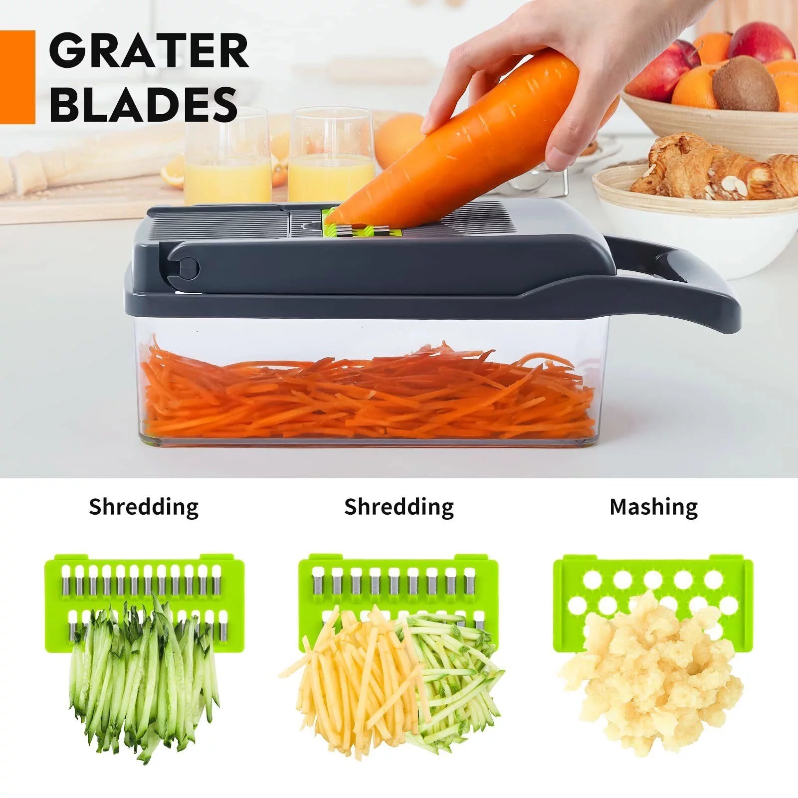 12 in 1 Vegetable Chopper with Container D39269
