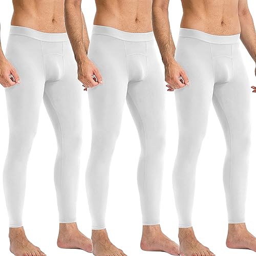 SPVISE Men's Athletic Compression Pants Cool Dry Gym Leggings Workout Tights Sport Baselayer Running Yoga Football Basketball