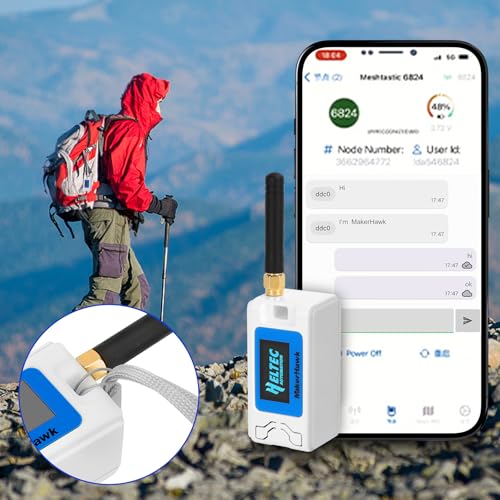 ESP32 LoRa V3 Development Board with 915MHz Antenna and 1100mAh Battery Case Set A534611
