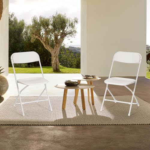 90 PCS Plastic Folding Chair for Wedding, Party, Outdoor, Indoor, Office P3758
