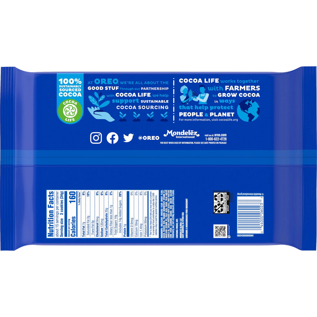 Chocolate Sandwich Cookies, Family Size, Pack of 2 L1205