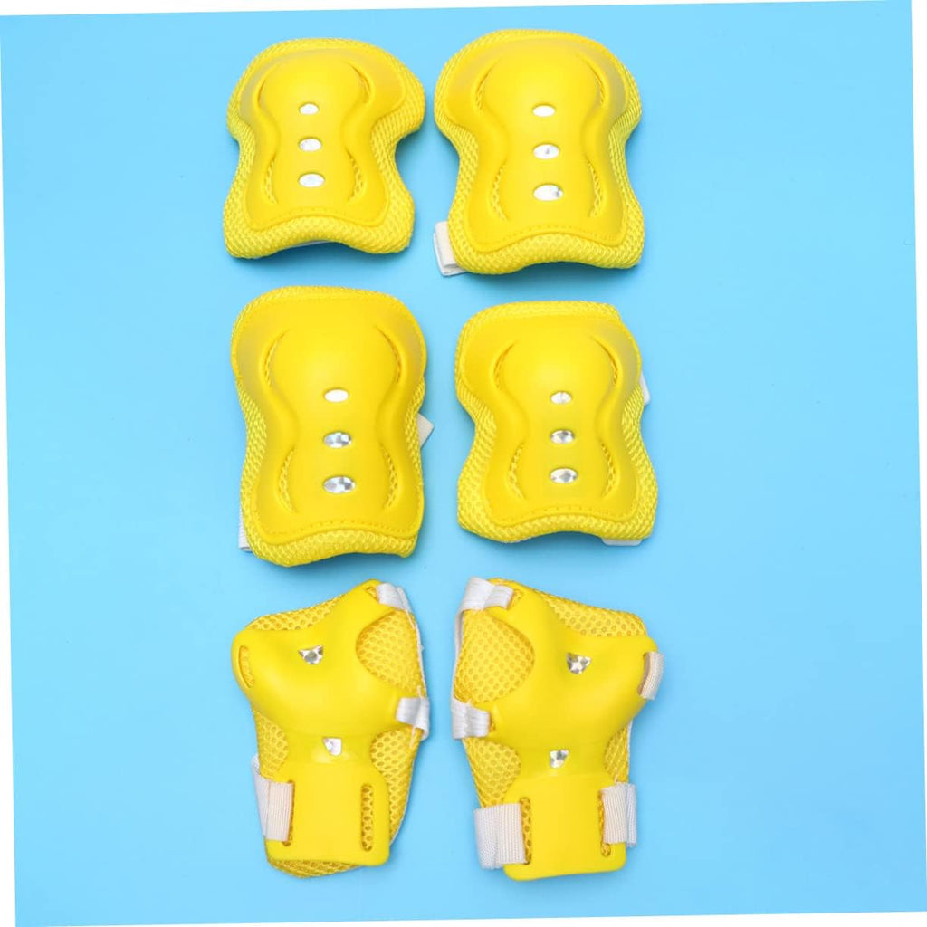 18-Piece Kids Knee & Elbow Pads Set with Wrist Guards for Cycling and Roller Skating L1224