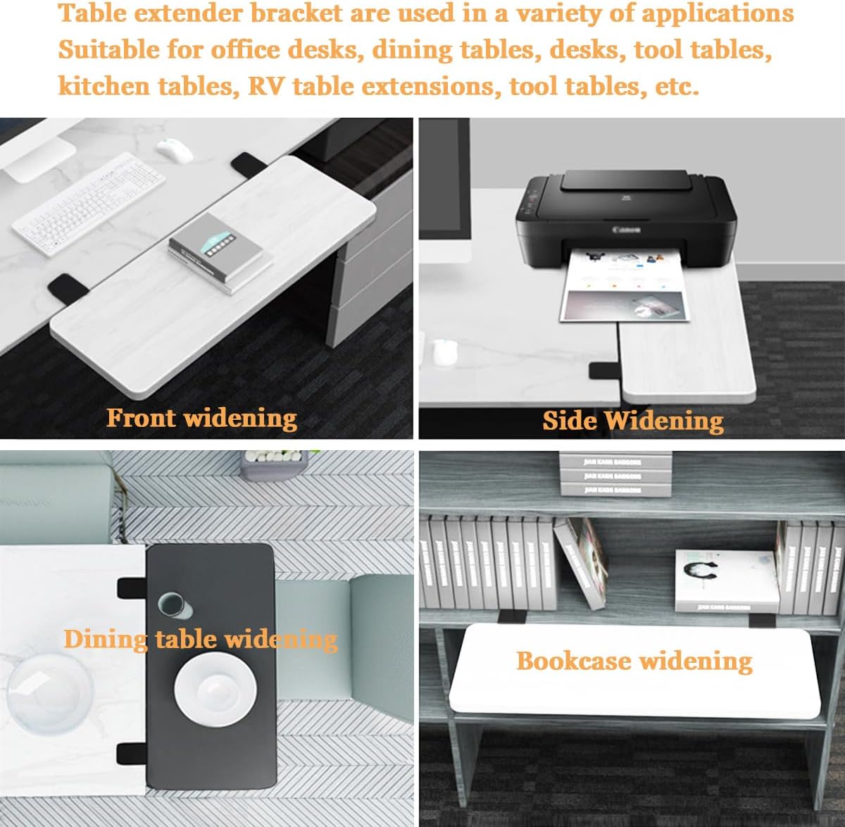Foldable Desk Extender Bracket with Clamp G3825
