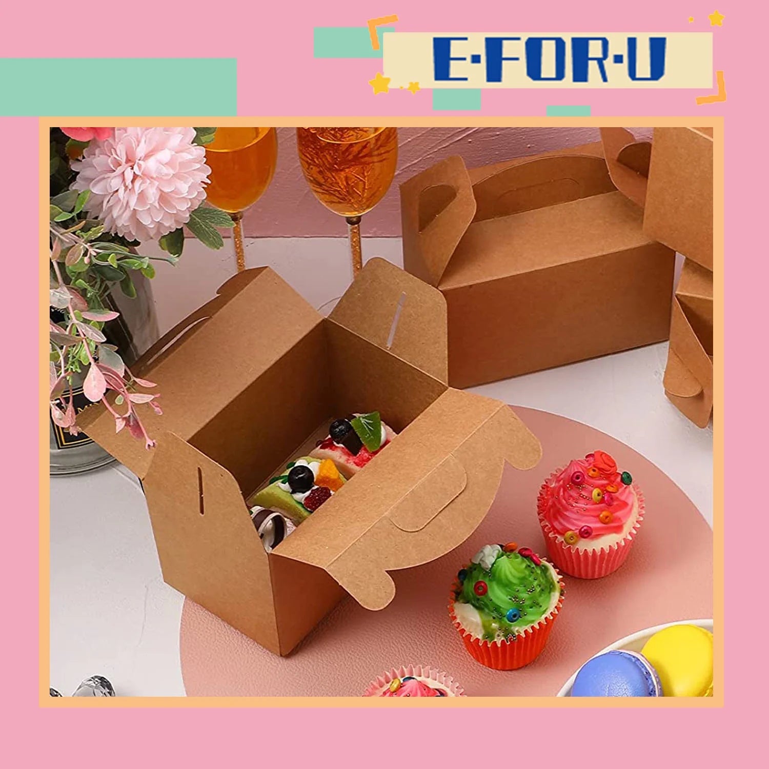 Christmas Treat Goodie Boxes for Party Favors C814