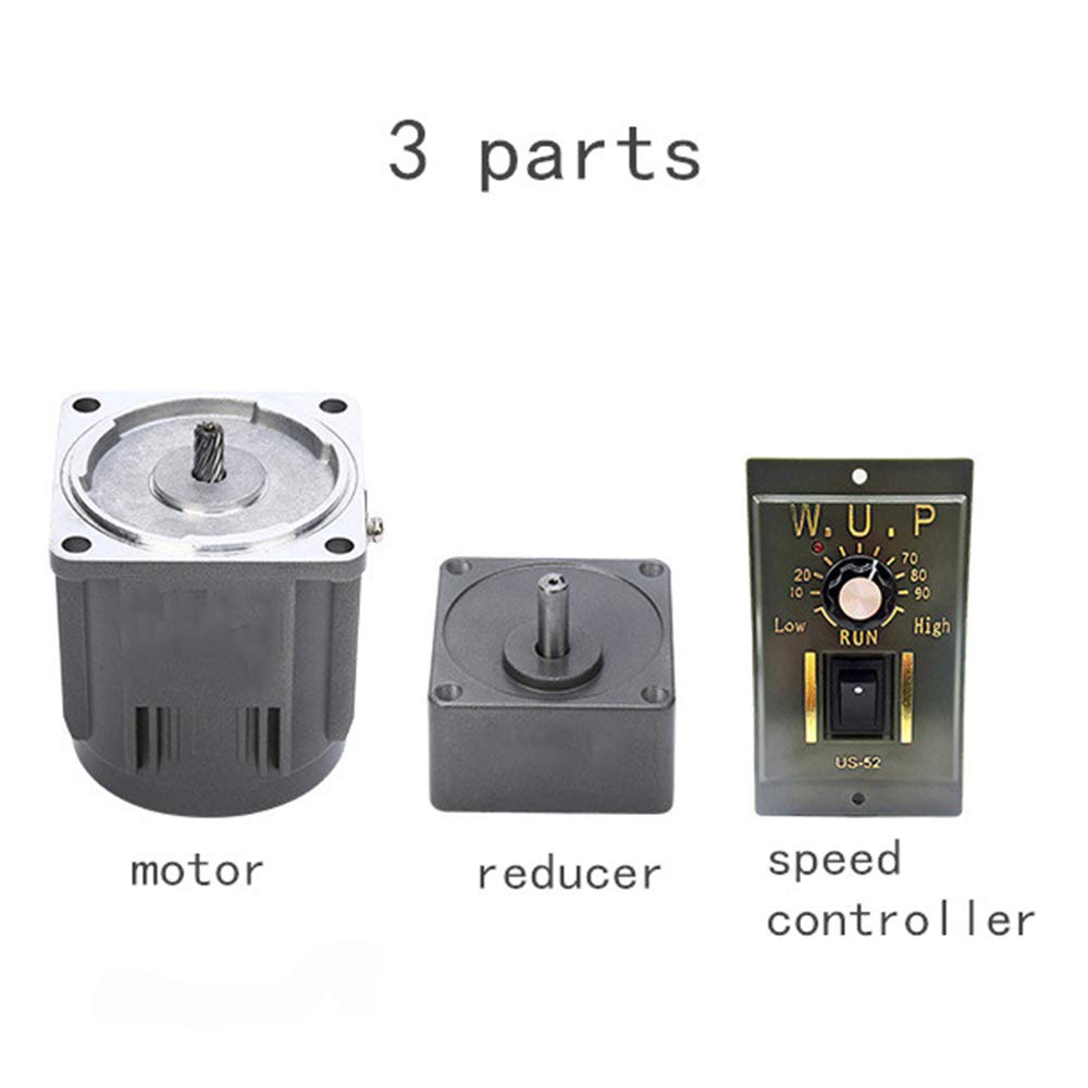 AC High Torque Motor 250W Electric Single-Phase Reversible with Variable Speed Controller 110V F323
