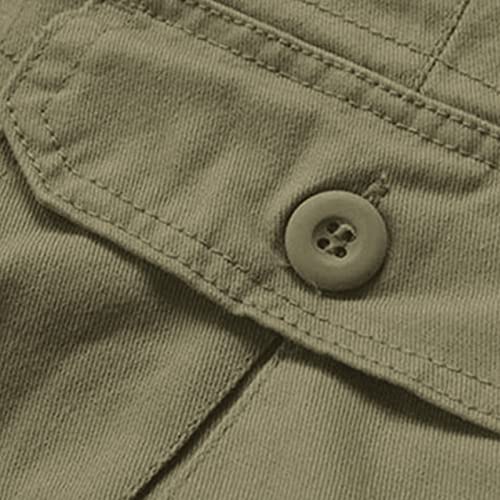 Men Cargo Shorts with Pockets Relaxed Fit Stretch P9033