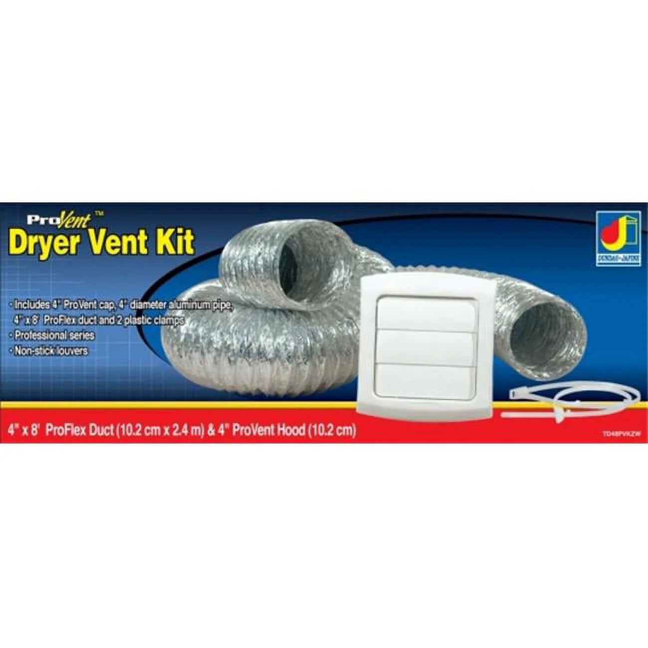 Dundas Jafine Inc. ProVent Dryer Vent Kit ProVent Dryer Vent Kit - White