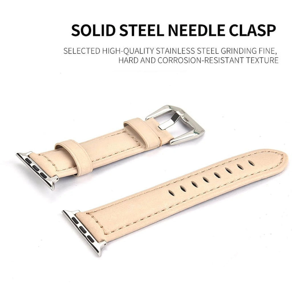 Genuine Leather Watch Band for 49mm 44mm 45mm 42mm J236