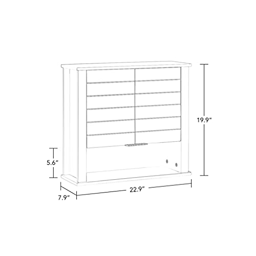 Grey Two-Door Wall Cabinet I744171