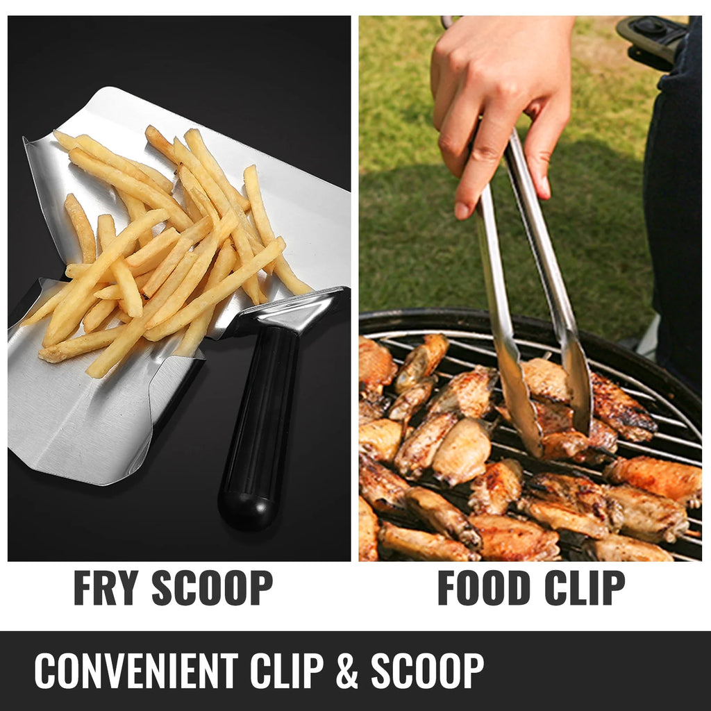 French Fry Food Warmer 22x13 Inch, 1000W Stainless Steel Heat Lamp D653