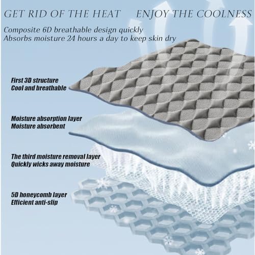 Cooling Ice Couch Cover, Anti-slip Breathable Sofa Cover, Washable, Blue 28"x59" B767847