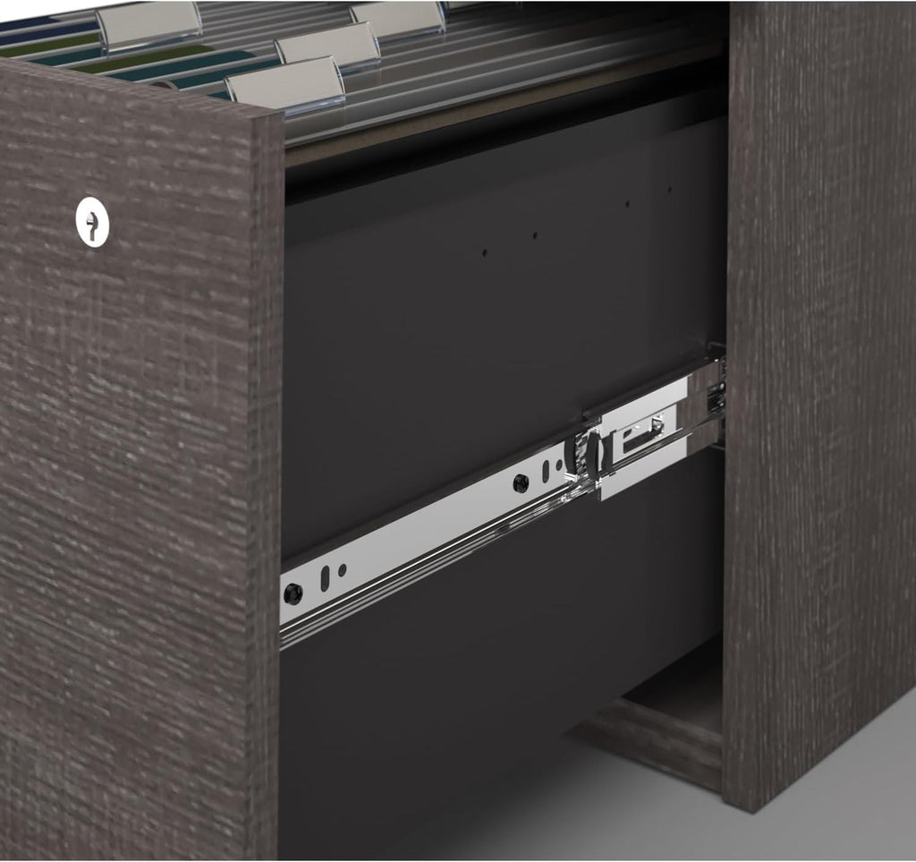 U-Shaped Executive Desk with Pedestal and Hutch P496