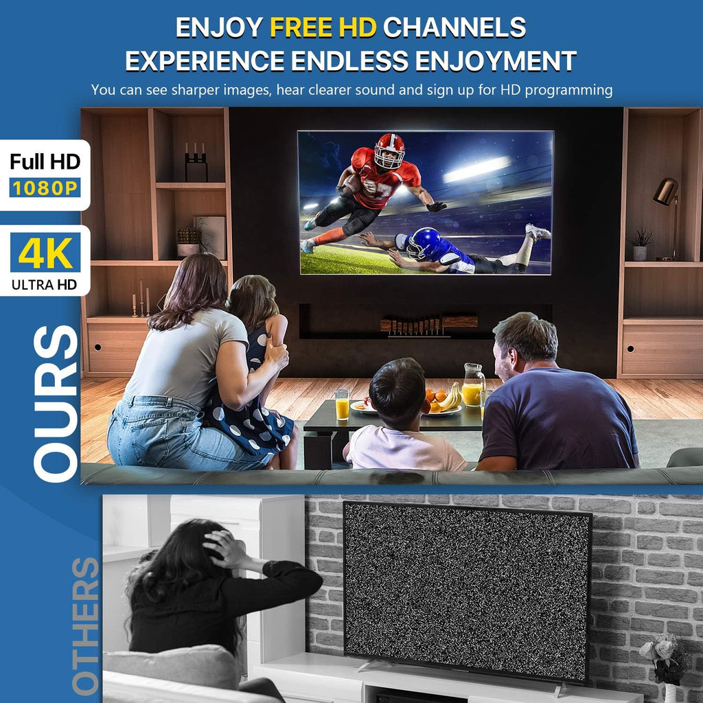 Outdoor TV Antenna Amplified Long Range 4K UHF VHF N795