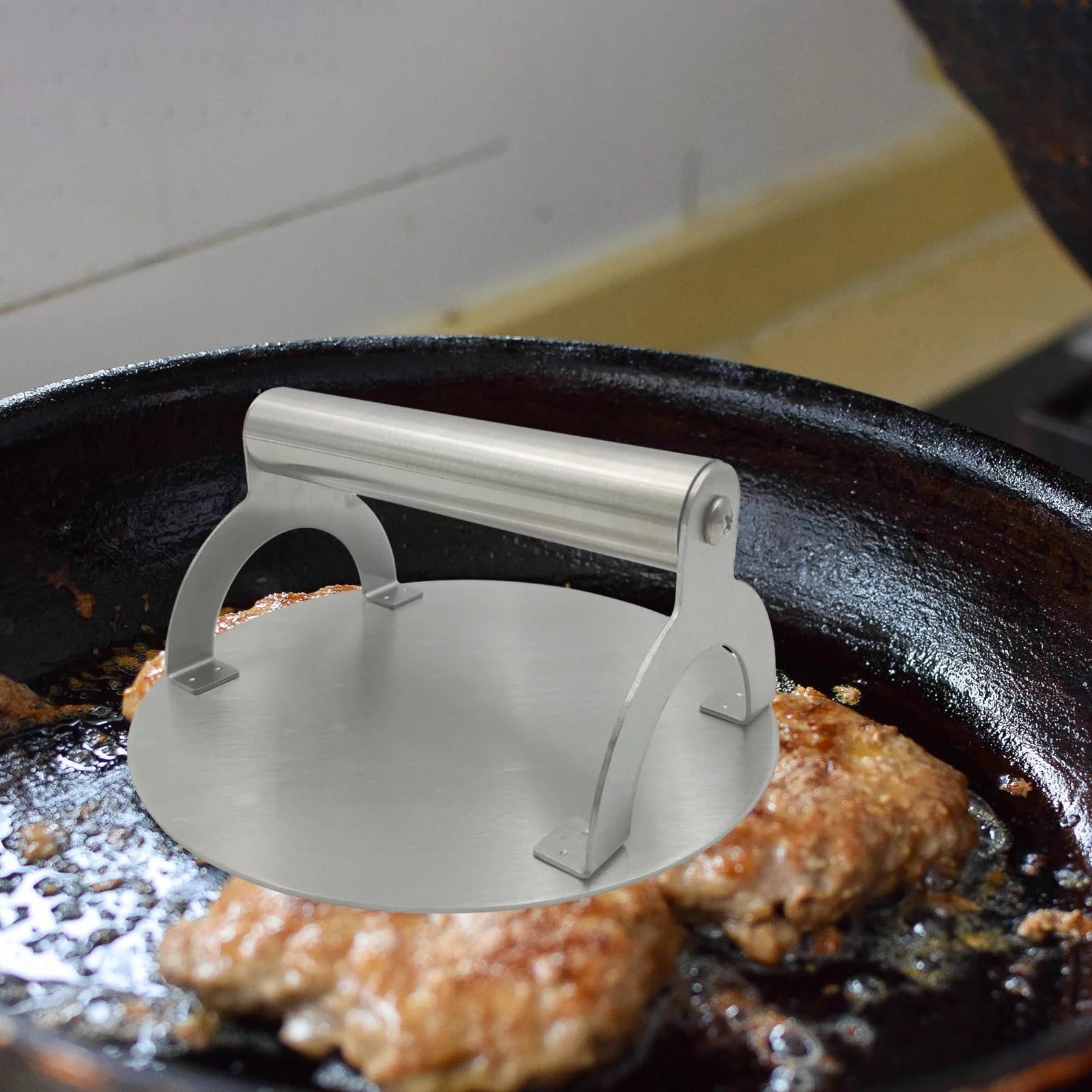 Burger Press for Beef, Nonstick Grill Smasher J1009