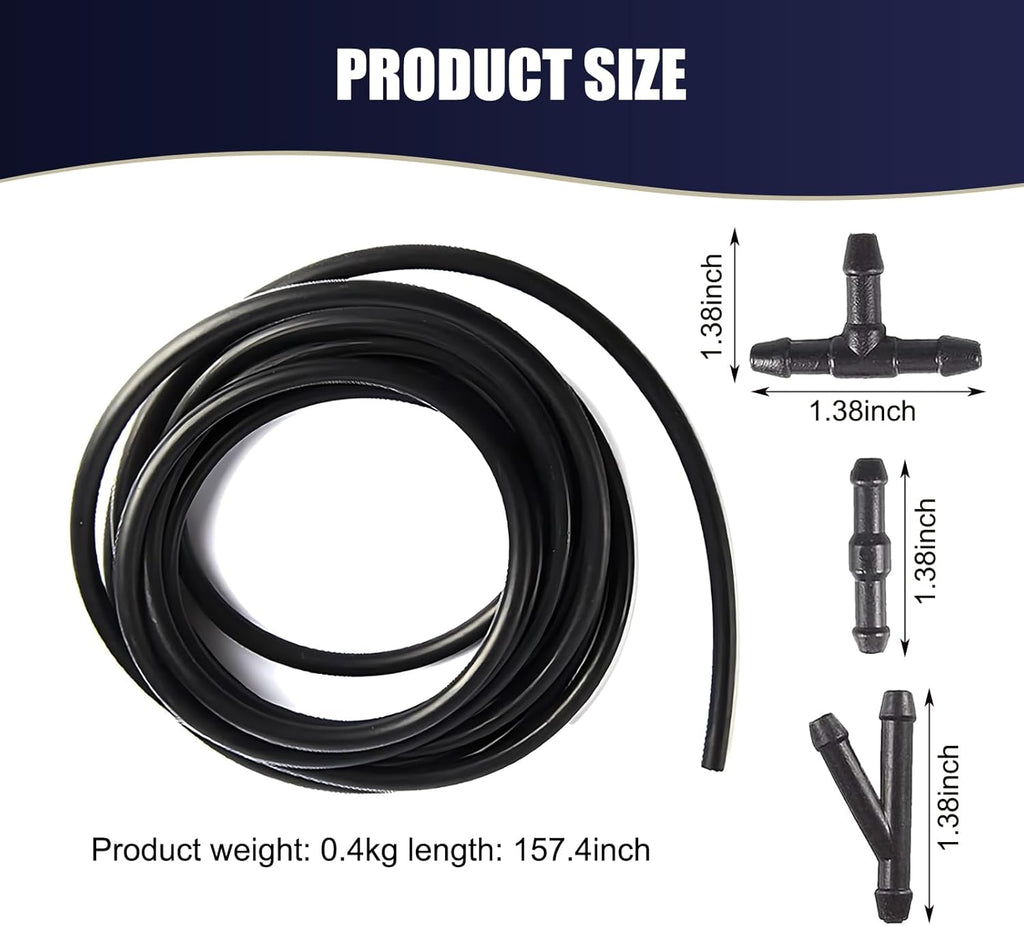 Car Windshield Washer Hose Replacement with Connectors L7973