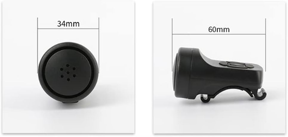 Electric Bike Horn, 120Db with 4 Sound Modes, USB Rechargeable for Mountain and Road Bikes T6830