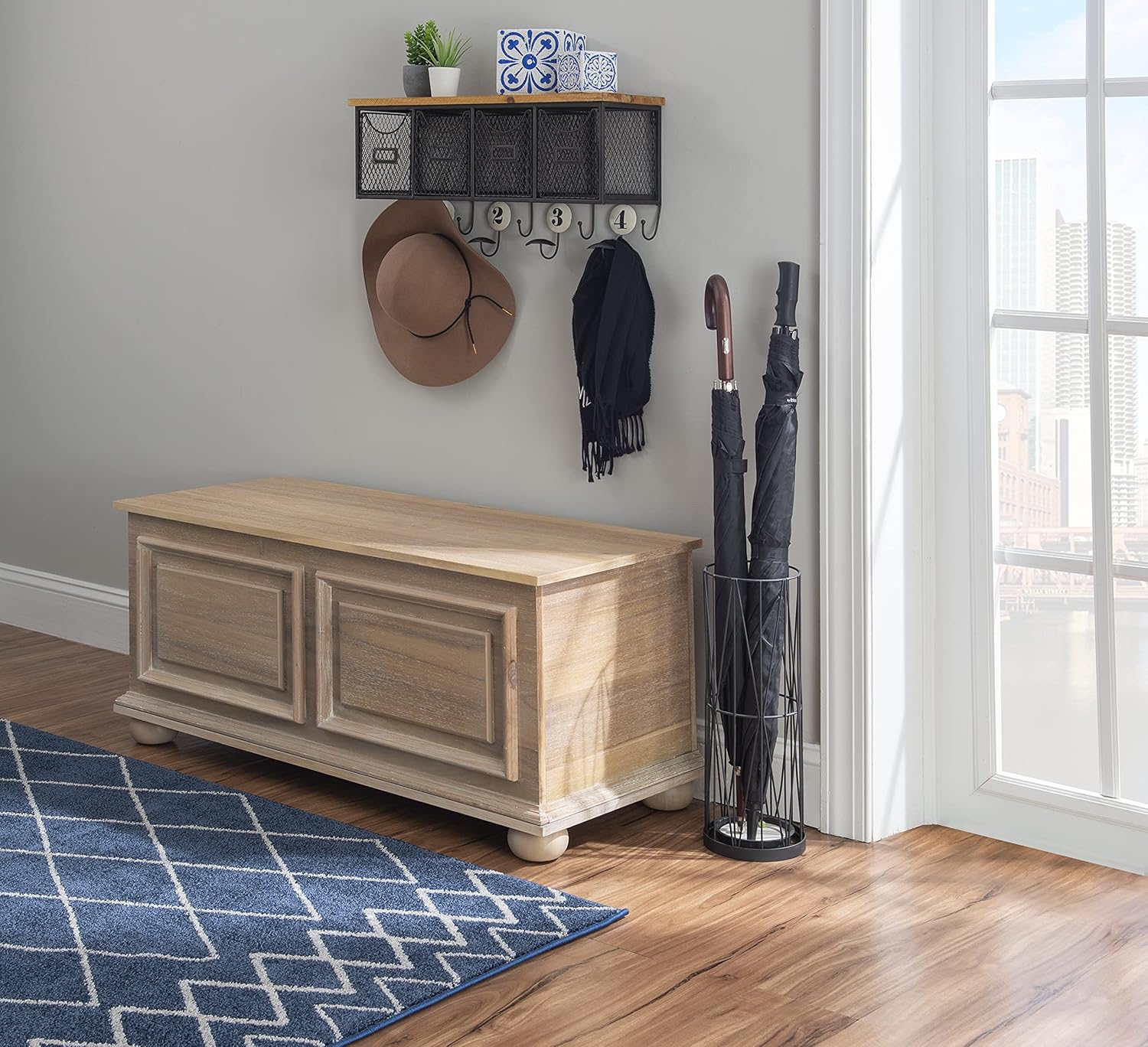 Natural Cedar Chest Bench E3177