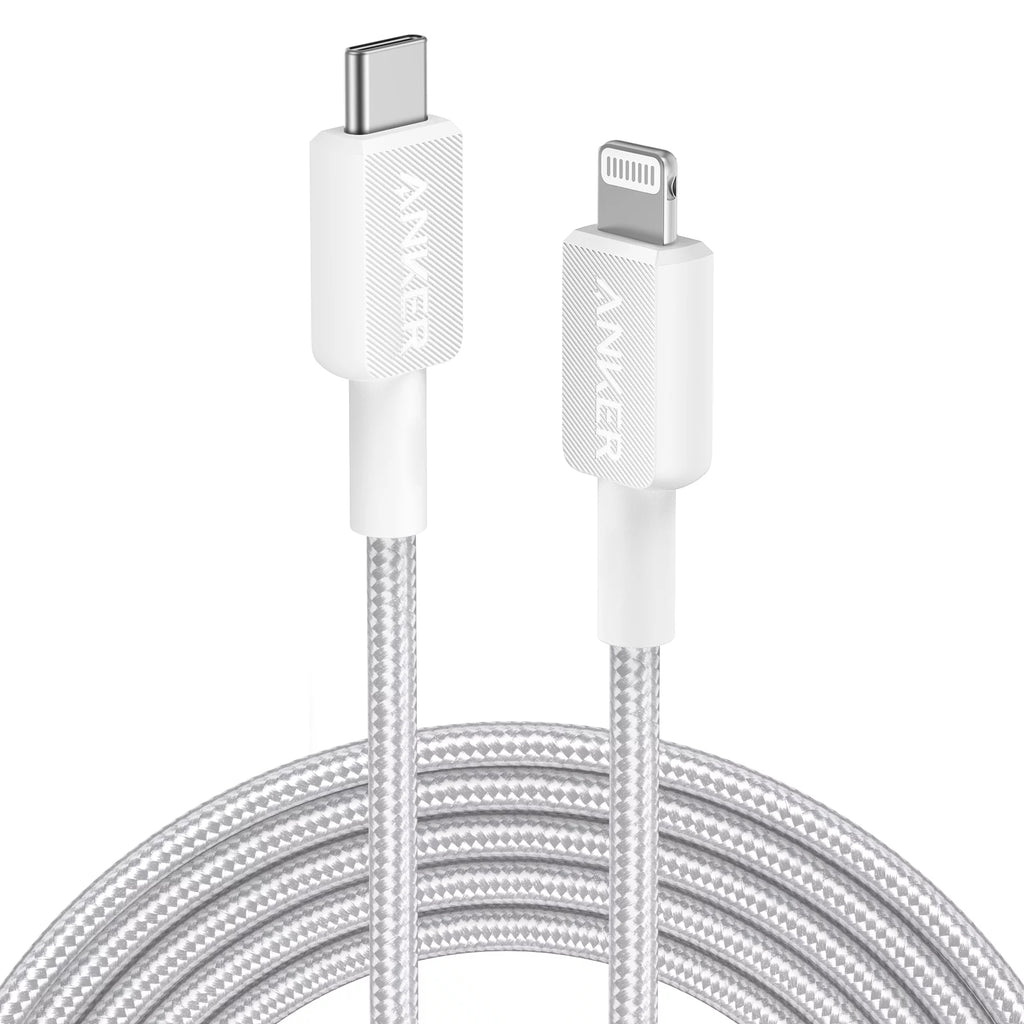 Anker 322 USB-C to Lightning Connector Cable - 10ft Braided