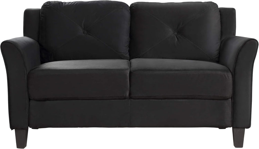 Button Tufted 3-Piece Living Room Sofa Set with Loveseat and Chair I85154