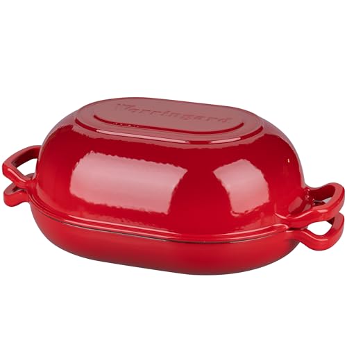 Enameled Cast Iron Dutch Oven with Lid for Bread Baking, 5QT M245